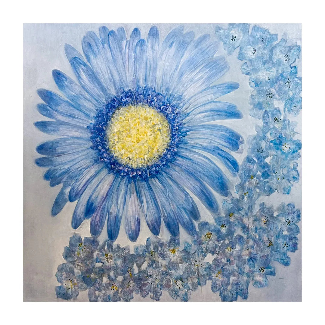 Blue gerbera and delphinium (big)