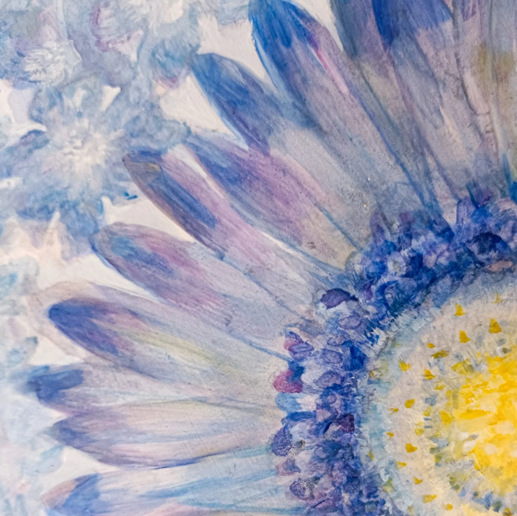 Blue gerbera and delphinium (medium)